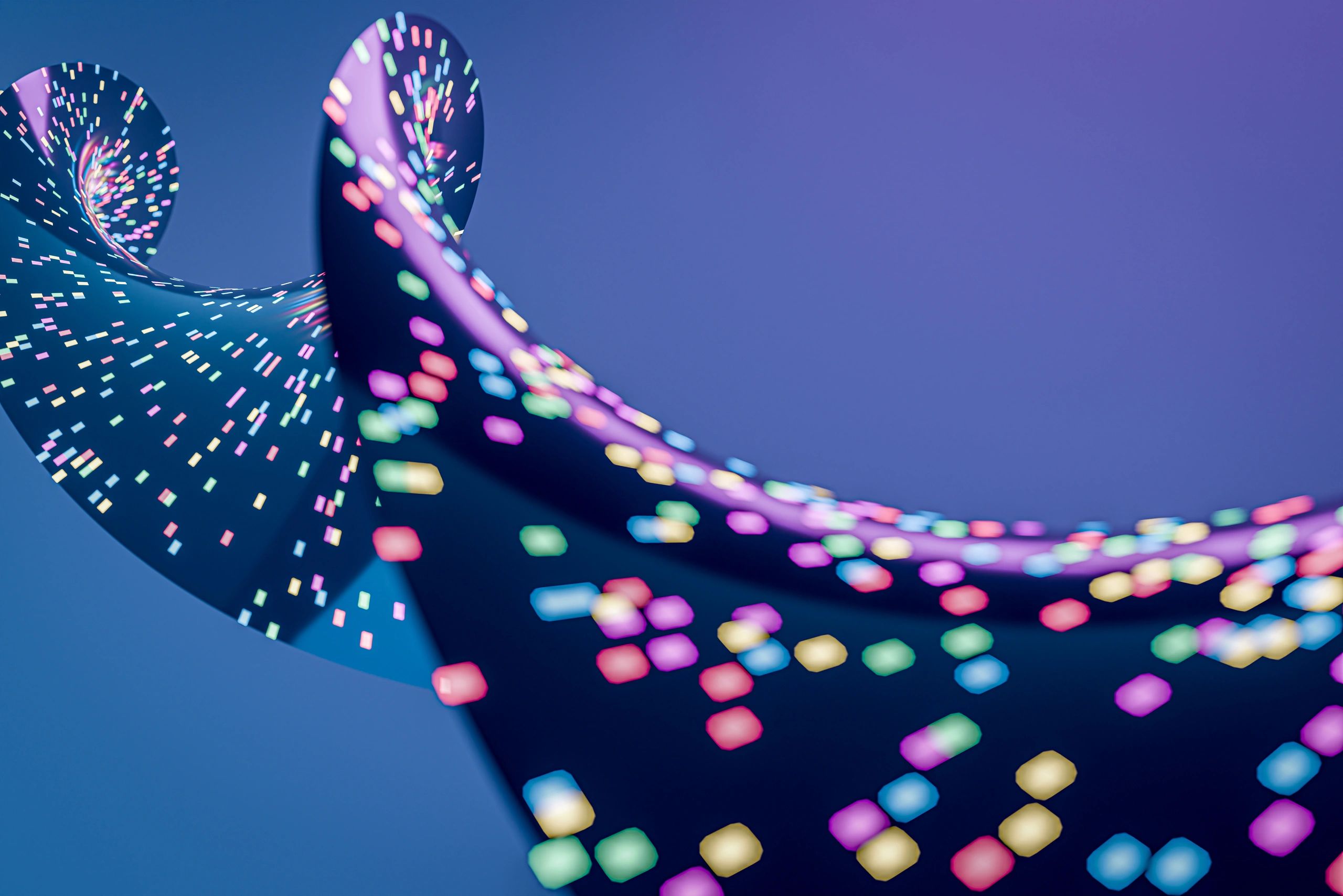 Abstract biotechnology visual